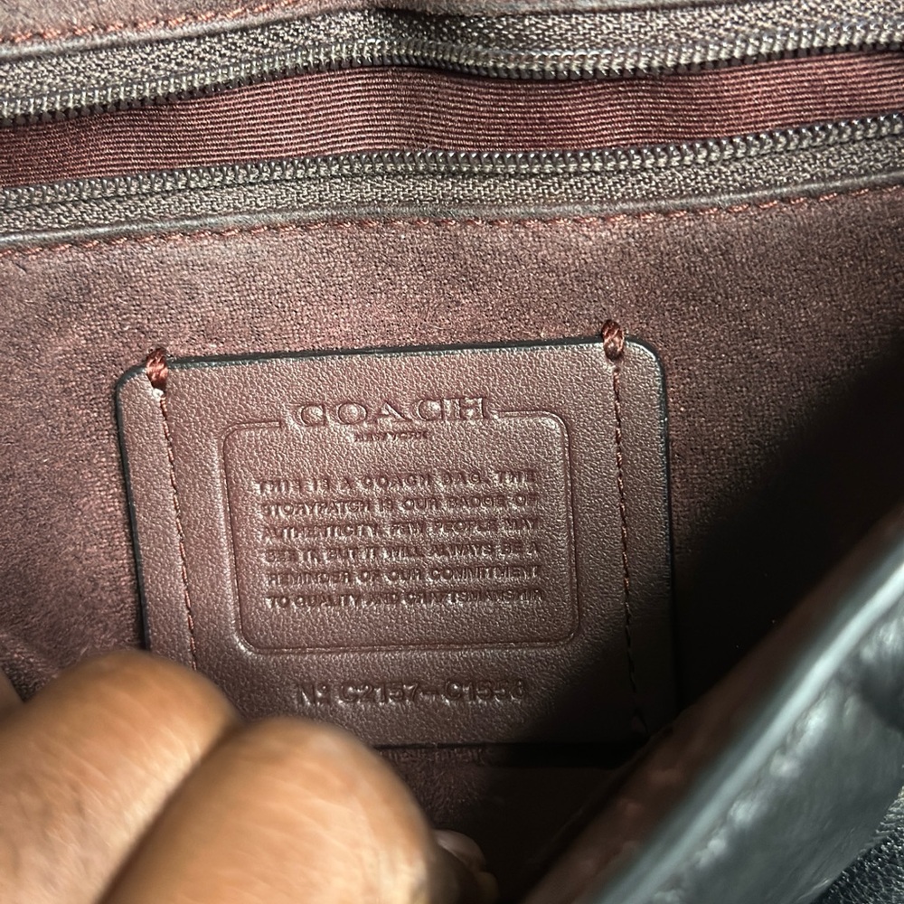 Coach Black Quilted Leather Shoulder Bag - Picture 4 of 7